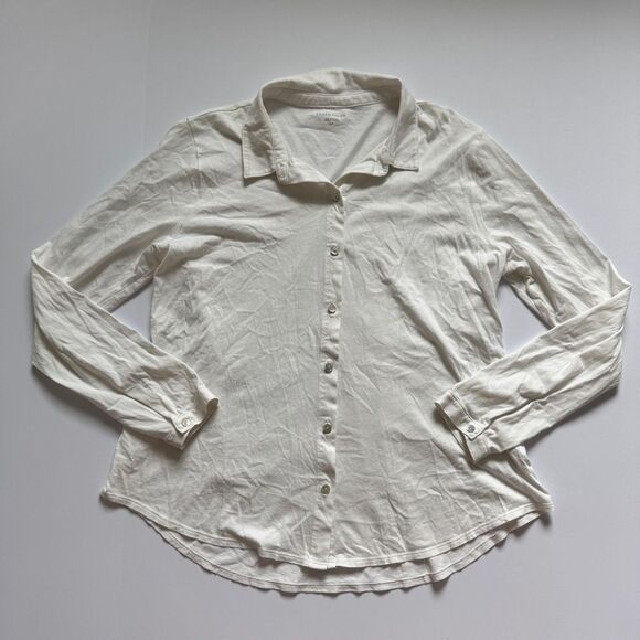 Eileen Fisher Organic Cotton Button Down Shirt Size Small NWOT - Picture 2 of 6